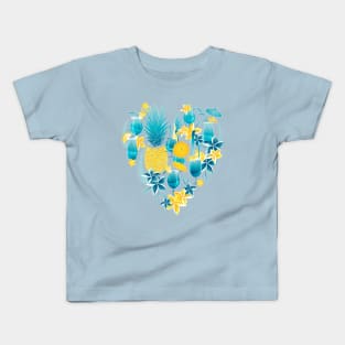 Blue Hawaiian Sweetness Kids T-Shirt